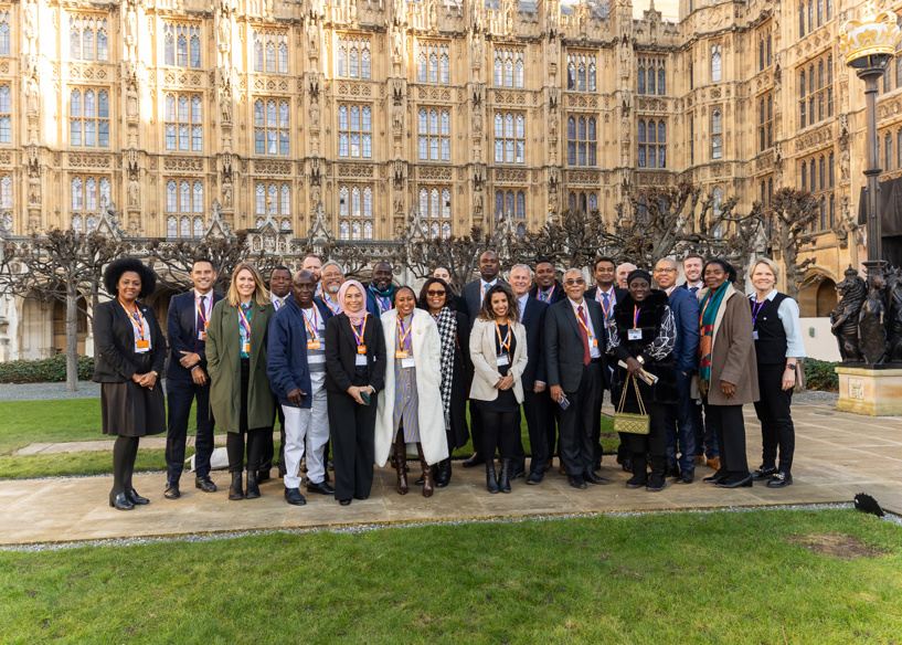 A group photo of the delegates of the AI in Security Workshop